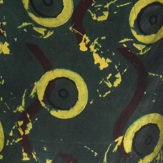 Image of Ethnics of Kutch Womens's Ajrakh Modal Silk Natural Dye Hand Block Print Unstitched Kurta Fabric