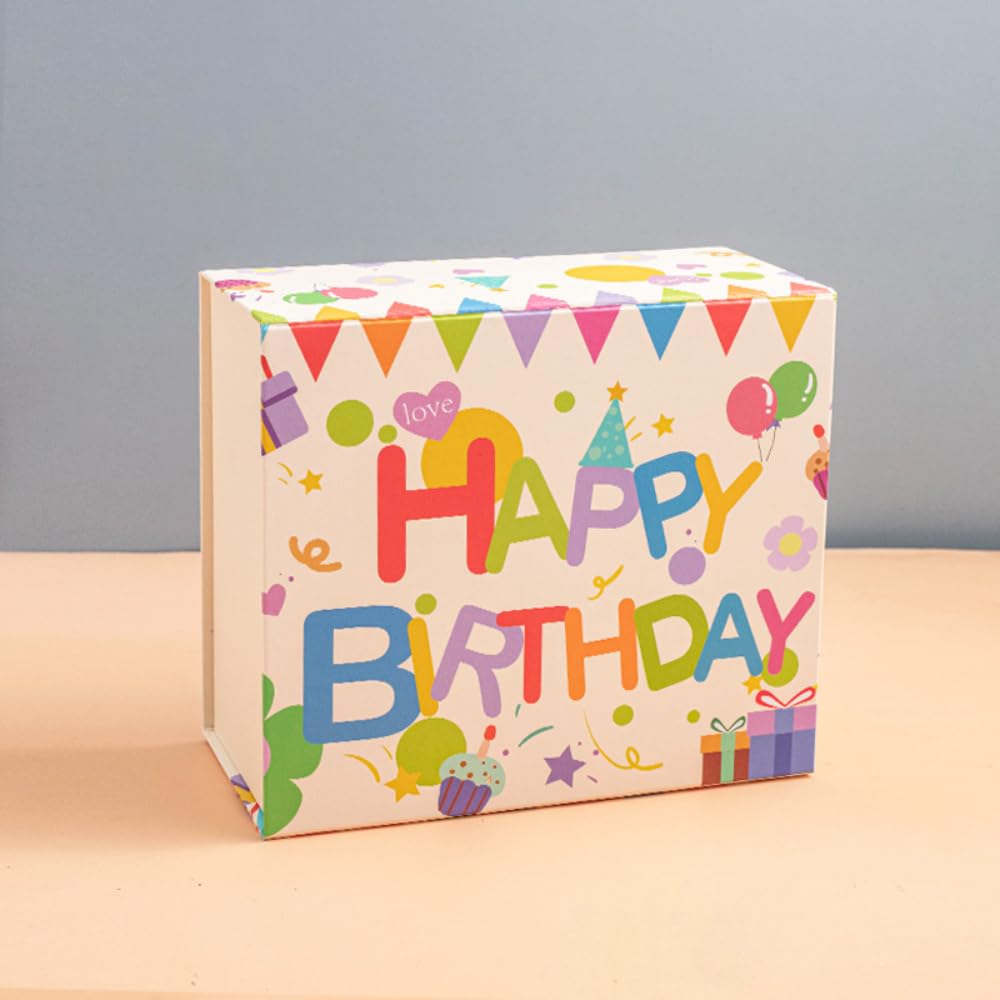 PlayproHappy Birthday Day Gift Box Large 34X27X14Cm Multi Color
