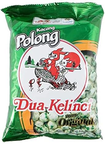 Dua Kelinci Kacang Polong Original, 70 Gram