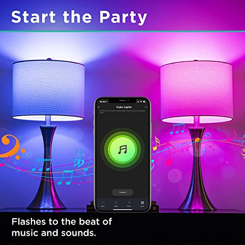 Spectra Smart Color Light Bulbs, 1100 Lumens 10W (75W Equivalent), A19 E26 Tunable And Dimmable Bright Color Rgbw Wifi Smart Bulb, No Hub Required, Compatible With Alexa And Google Home, 4 Pack #TOP2