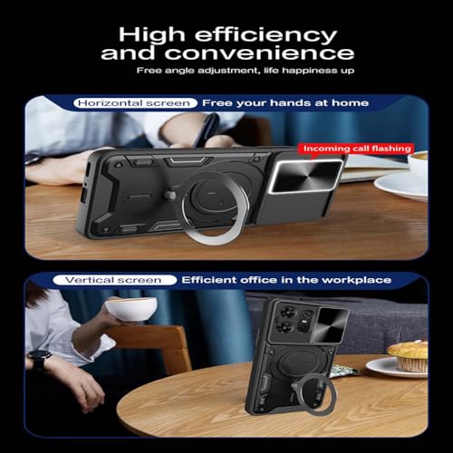 SEAHAI Case for Motorola Edge 50 Pro, Ultra-thin Silicone TPU Shockproof Hybrid Hard PC Cool Style Cover - Image 4