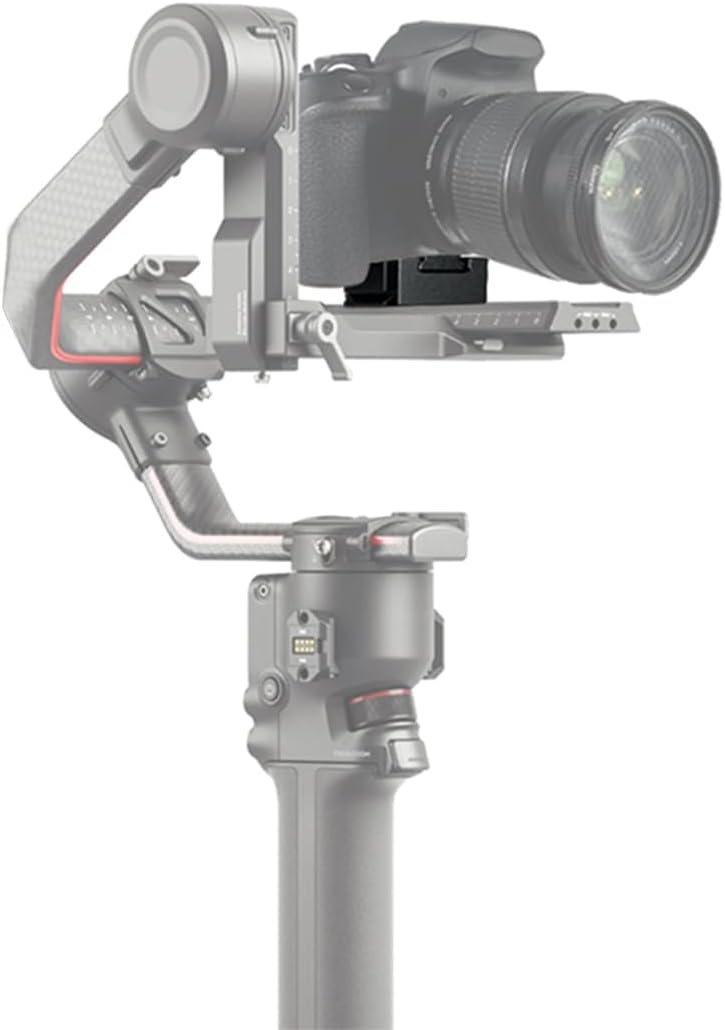 Anti-Wobble V-Type Quick Release Clamp - Compatible with Action Cameras & DSLRs - w/ D3.0/D5.0mm Positioning Pins, Tool-Free Lock, Universal Mount for Tripods/Gimbals image 5 of 9 B0FCFKSPGM