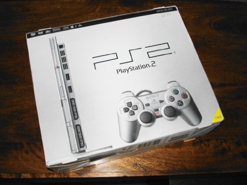  Sony Silver PlayStation 2 Console (Slimline)