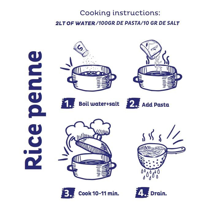 Miniatura 2 de El Dorado Gluten Free Pasta, maíz, arroz y arroz integral, vegano, granos antiguos de alto valor nutricional, Kosher, gran fuente de proteínas,