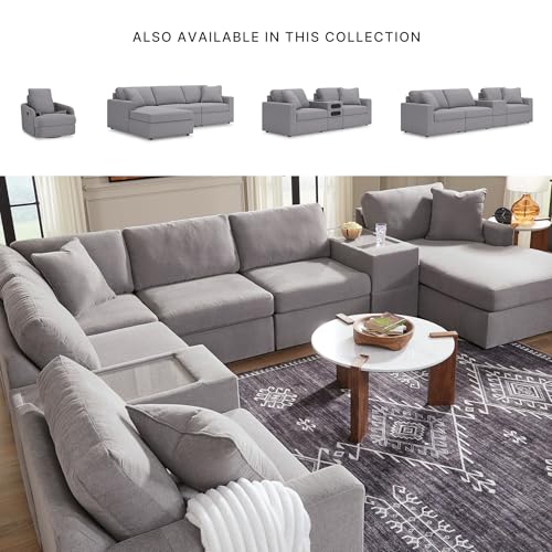 Image of Signature Design by Ashley Modmax 3-Piece Modular Sectional, Granite