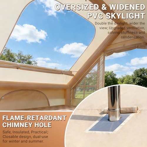 Ziziella Inflatable Tent with Canopy