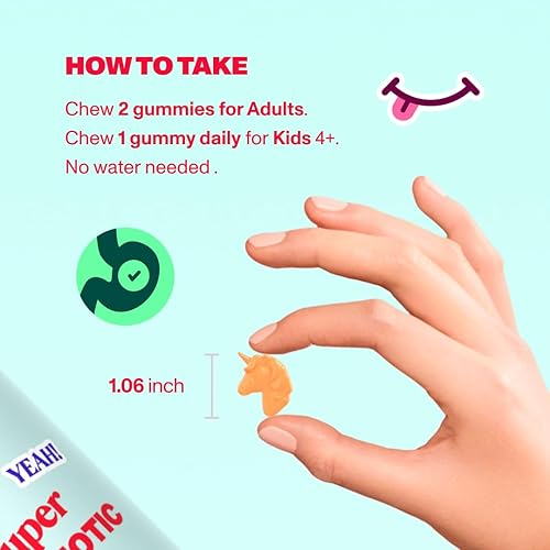 Miniatura 8 de Gomitas probióticas y probióticos para mujeres, gomitas de fibra para adultos y probióticos, gomitas de salud digestiva con extracto de raíz de