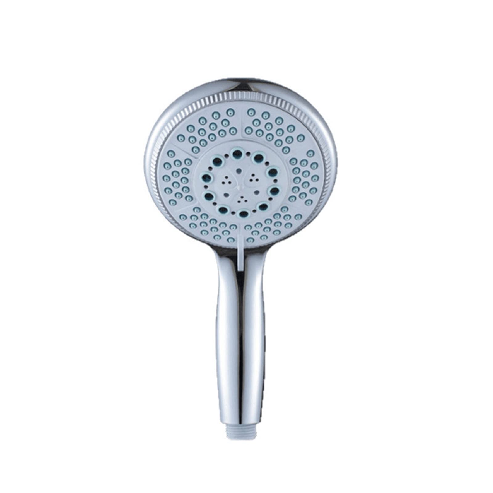 Shower Head Cabezal de Ducha multifunción Grande con Interruptor, Cabezal de Ducha Ajustable de 5 Modos, Boquilla rociadora de Ahorro de Agua de Mano, Accesorio de baño (Gris Claro) Shower