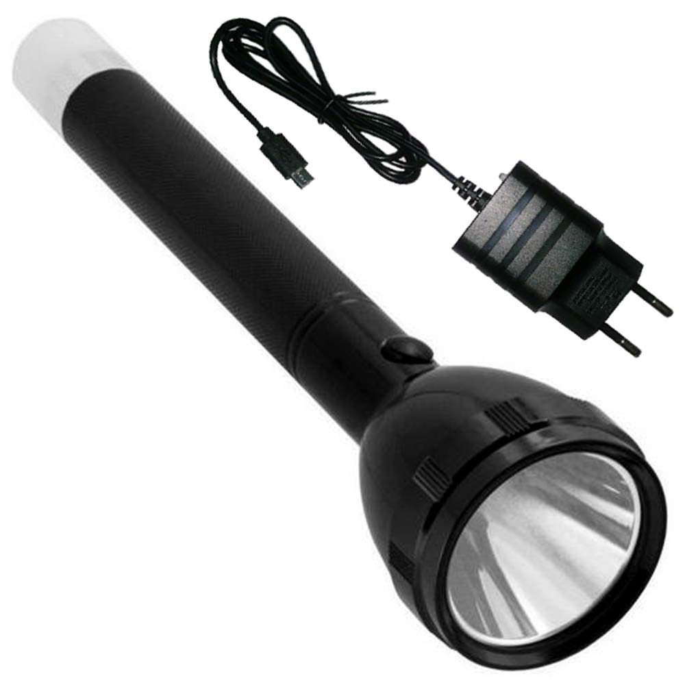 MCG 2in1 900M 60W Rechargeable Flashlight with Dual LED Torch Long Press Rechargeable Super Bright Torch High Power Flashlight with Emergency Light Table Lamp (Black) (B08LBX5KZY) Amazon Price History, Amazon Price Tracker