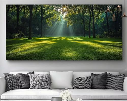 Kit Broderie Diamant 70x140 cm forêt et strass cristal pour loisir créatif