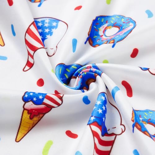 Cuddomper Boys Polo Shirt 4th of July Golf Clothes Flag 11-12 Years | Short Sleeve, Collared Shirts, Fashion, Cool, School Uniform, Active, Casual, Athletic, Beach, Tropical Travel, Performance - image 4
