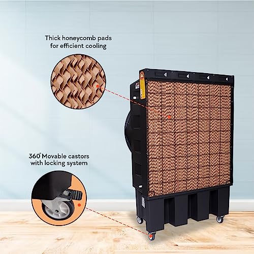 HAVAI Thunder Air Cooler- 110 Litres, 20 Inch Blade, Black 4 51P1Y9PnOLL