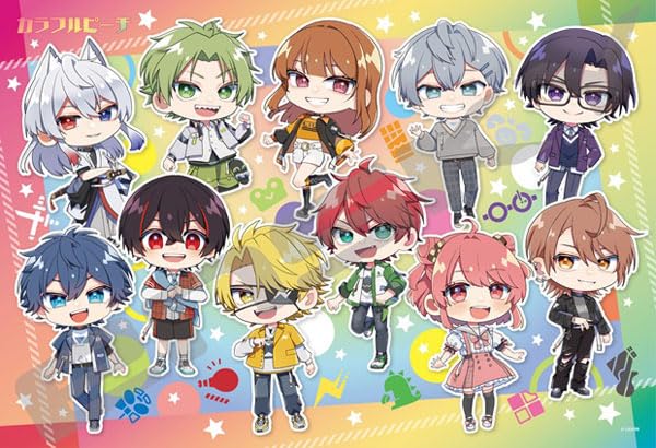 カラフルピーチ Amazon | ジグソーパズル カラフルピーチ ホロキラッ(2) 108ラージ