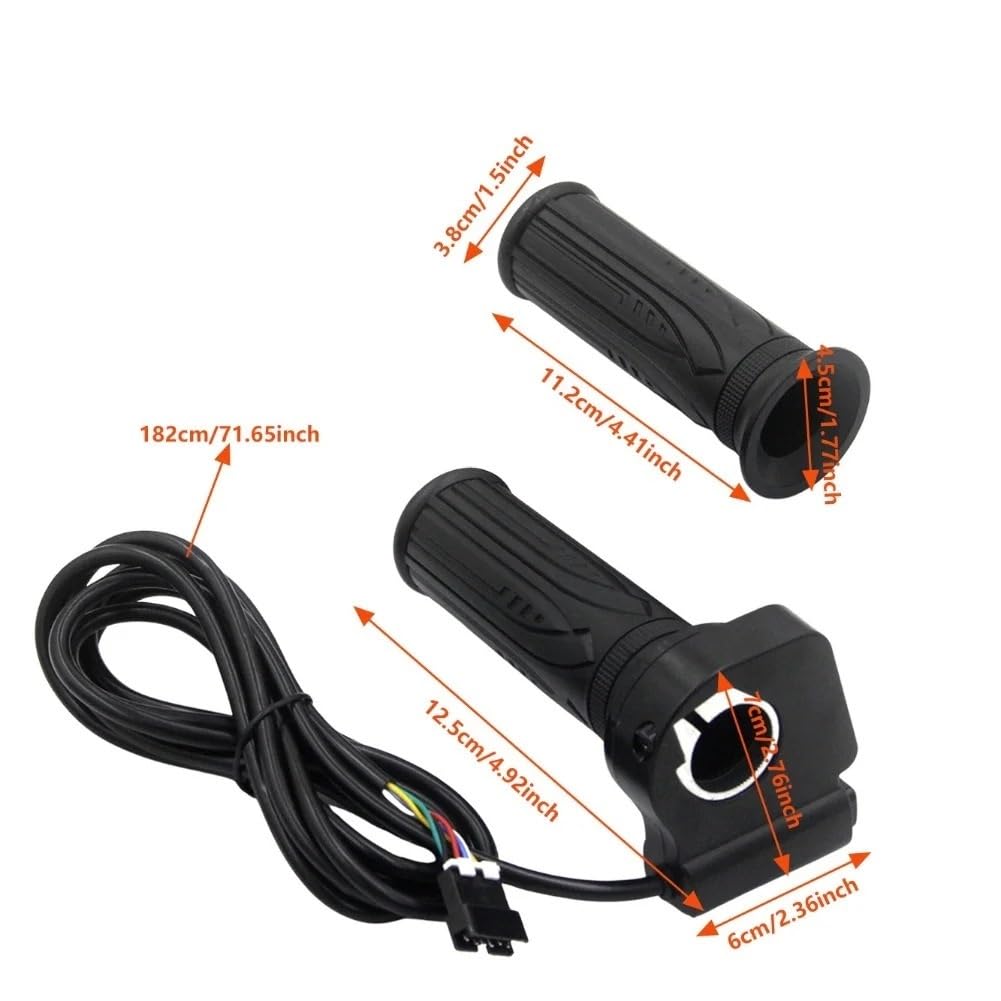 Poignée D'accélérateur De Vélo Électrique, avec Régulateur De Vitesse Et Indicateur De Batterie, for DYU Et for Je-tson for La Série for Bolt Pro