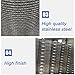 Stainless Mesh Screen 304 Wire Metal Mesh, 1/2 inch Hardware Cloth, Heavy Duty Wire Mesh Fence, Ideal for High-Grade DIY Cages Rodent Mesh Cabinets, Easy To Cut (Size : 1mX1m(39inX3.2ft))