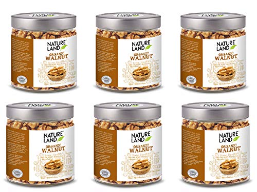 Image of Natureland Organics Walnut (Akhrot)150 gm (Pack of 6)- Without Shell- Great Value Pack