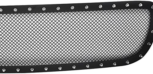 For GMC Sierra C3/ Yukon Upper Rivet Stud Stainless Steel Mesh Grille 1Pc
