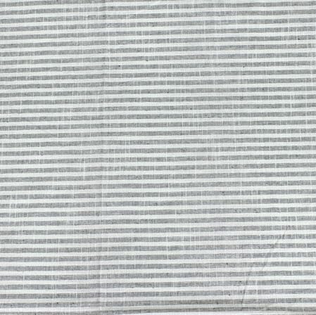 Pure Cotton Striped Shirt Fabric ? 2.5 Meters | Soft & Breathable Material for Tailored Perfection, White, Grey-image-15