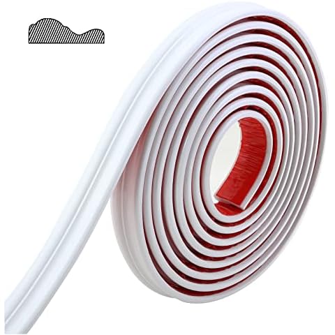 Gaahing Flexible Wall Molding Trim & Chair Rail | Peel and Stick Self-Adhesive Panel Moulding | DIY Home Decor on The Cabinet Door Mirror Frame, 16.4 ft x 1.3 in Cover