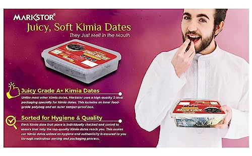 Image of MARKSTOR Original Kimia Dates - Fresh & Juicy Dates -500Gram - Natural Sweetness, No Added Sugar