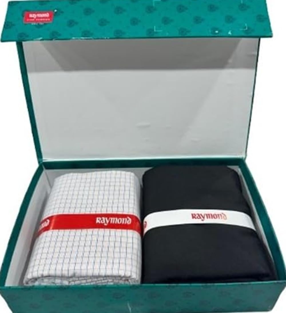 raymond fabrics Raymond Men’s Premium Shirt & Trouser Fabric Combo | Unstitched Cotton Blend | Formal & Office Wear Fabric Set-picture-12