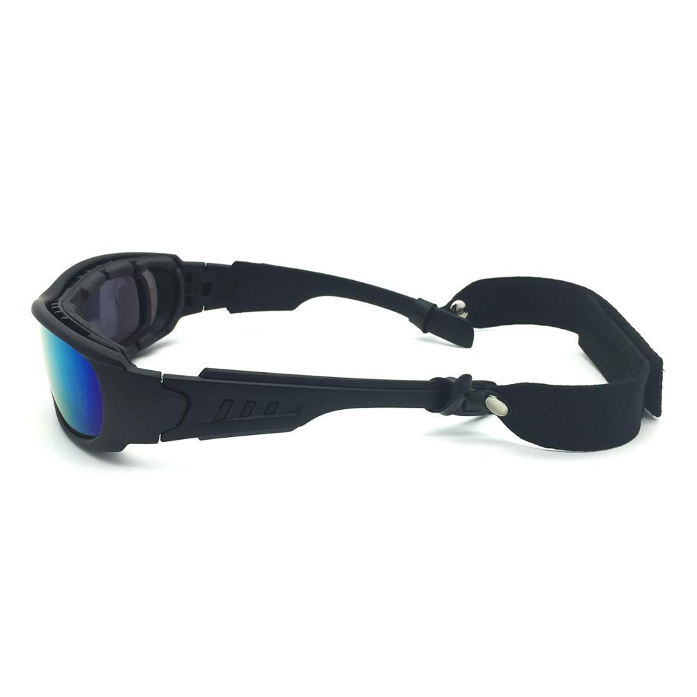 Kask motocyklowy H.Y.B. Okulary rowerowe modne sportowe okulary przeciwsłoneczne do jazdy na rowerze łowienia ryb golfa baseball spolaryzowane okulary przeciwsłoneczne unisex kask na zewnątrz (kolor: Czarny)