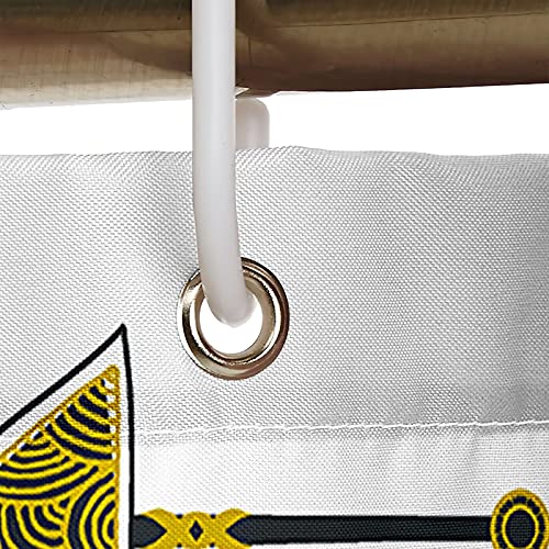 Rideau de douche polyester 150x180 cm imperméable pour baignoire et douche italienne
