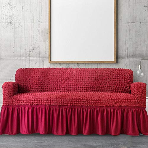 Superelastische bankhoes voor 3-zits bank, meubelbeschermer voor op een bank aangebrachte bank Hoes Waterdichte stofdichte hoes Sofa hoes kussen(170-230cm) - Image 5