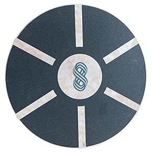 OR8 Wooden Balance Board Non-Slip Surface Wobble Board for Exercise Fitness Balance Stability Rehabilitation Trainer, Excellent Balancing Training Equipment, Lightweight Unisex