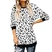 Produktbild Mode Damen Bekleidung O-Kragen Nähen Leopard Lange Ärmel Shirt Top
