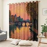 Propos des rideaux imprimés : la technologie d'impression avancée confère au tissu une grande solidité des couleurs. Il ne se décolore pas facilement lors d'une utilisation à long terme ou de lavages répétés et conserve des couleurs vives. Des couleurs parfaites, de beaux motifs vifs ainsi qu’une impression claire et réaliste font de n’importe quel espace un endroit idéal pour passer un bon moment