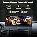 LAMTTO Upgraded 11'' Wireless Carplay Screen with Net-Flix YouTube Apps and Backup Camera Built-in Entertainment Video Box Navigation Voice Assistant for iOS 10+ Android 11+