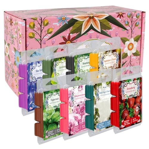 Image of 8 Natural Soy Wax fire-Free Aromatherapy Cube Gift Box, containing 8 Kinds of fragrances Such as bluebells, are Safe and Pleasant, Helping You Create Aromatic Space.
