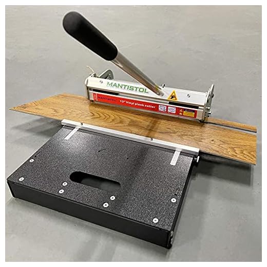 MantisTol 13" Pro Vinyl floor cutter LVT-330 for LVP, WPC, LVT, SPC, VCT, PVC and Rigid Core Vinyl Plank.Best Buy!
