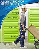 Ailaka Work Boot Insoles for Standing All Day, High Arch Support Insoles for Men Women, Comfort Cushion Shock Absorption Orthotic Inserts for Flat Feet Plantar Fasciitis - Image 3