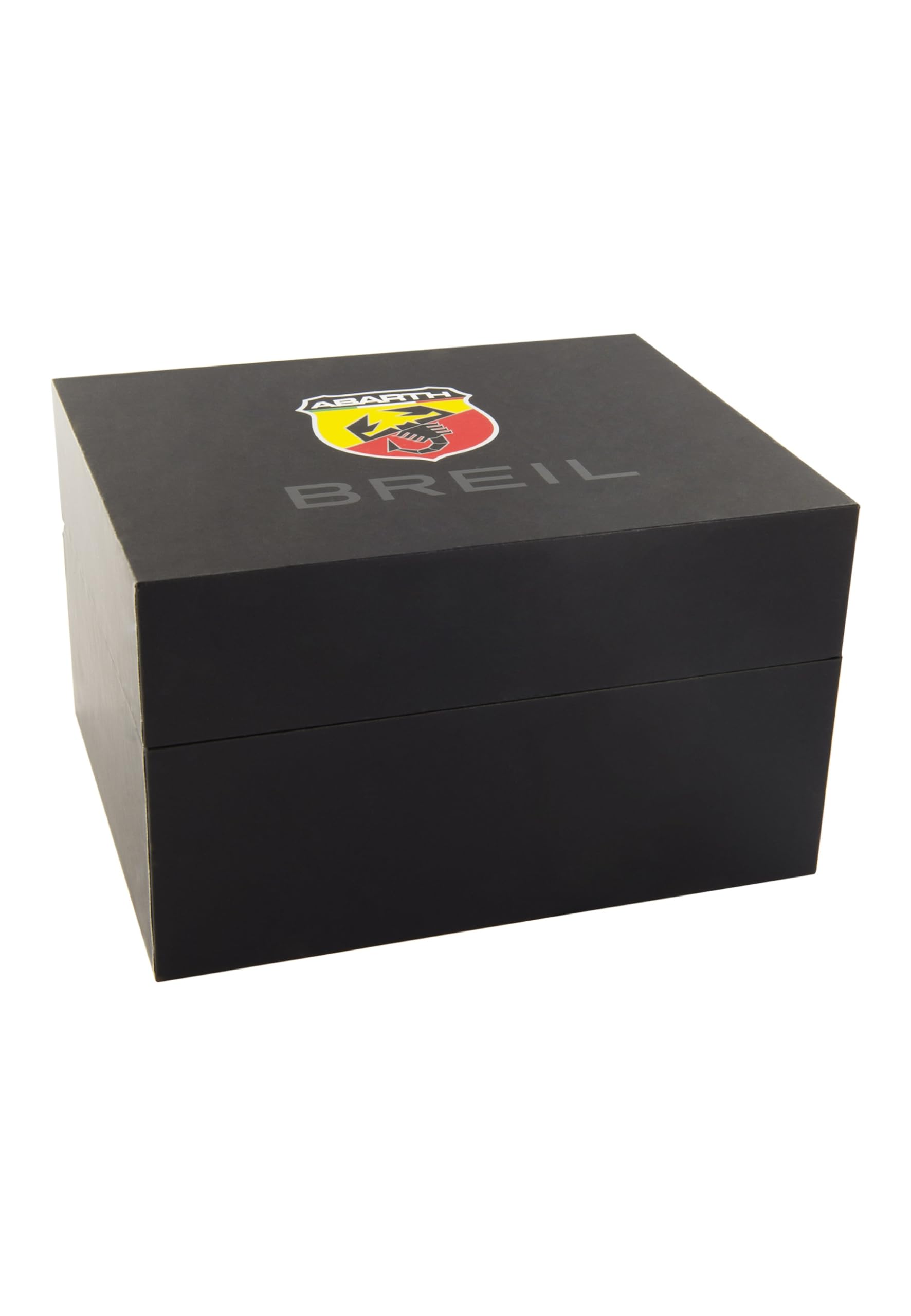 Breil Uhr Herren, Armband aus Farbiger Stahl, Gehäusedurchmesser 43 cm | Sammlung ABARTH, Uhrwerk Quartz Analog, Wasserbeständig bis 100 Meter, Schmuck als Geschenkidee Herren