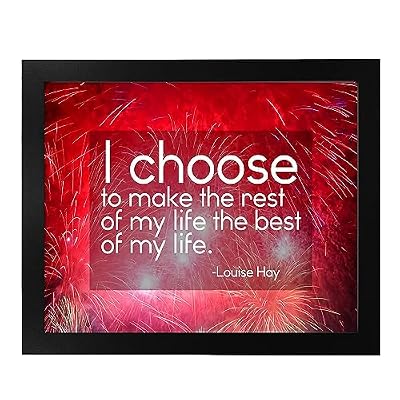 AMERICAN LUXURY GIFTS Inspirational Wall Art Print - 8x10' Positive Affirmations for Living Room, Office, Dorm, or Bedroom Decor, Unframed