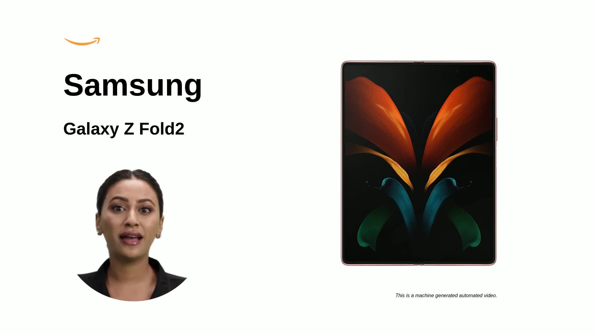 Refurbished) Samsung Galaxy Z Fold2 5G (Mystic Bronze, 12GB RAM