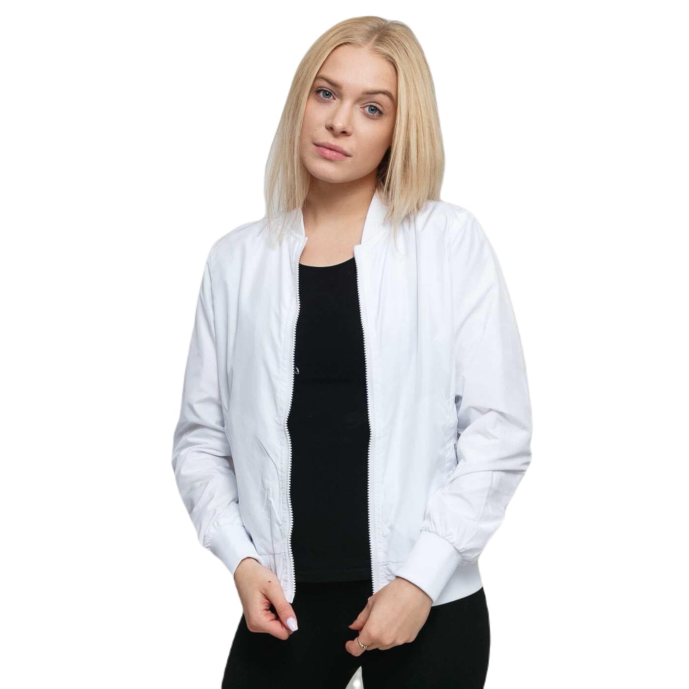 Casual Jacket,White Jacket,Women Winter Jacket,Stylish Jacket,Light Weight Jacket,Full Sleeve Polyster Bomber Jacket,Jacket For Women,jacket09.-picture-13