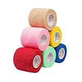 Farbe: BUNT, Lieferumfang 6 Stück, Breite: 5 cm, Länge: dehnbar bis auf 4,5 Meter; Hersteller: amathings