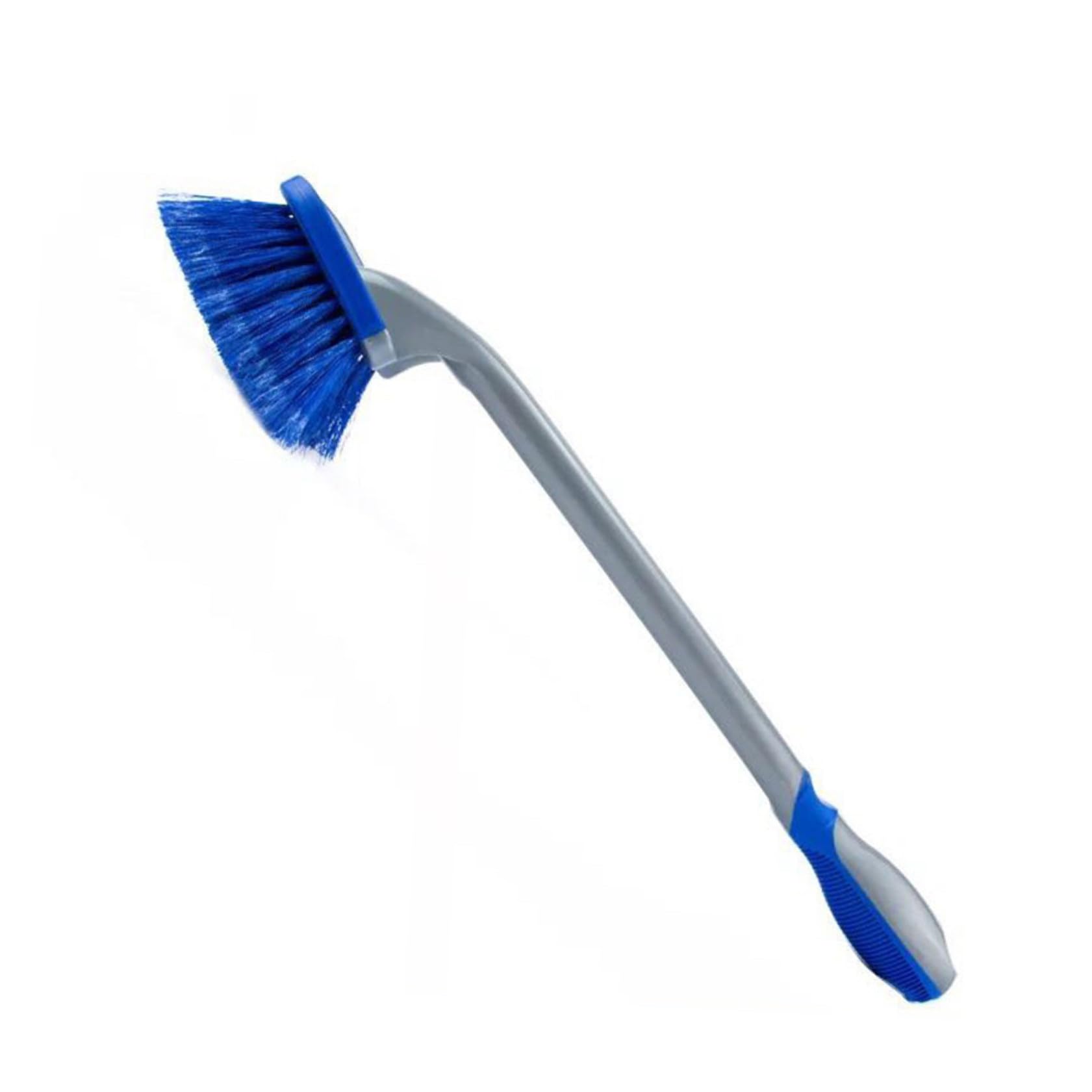 Ciieeo Set di 3 Spazzole per Cerchioni Auto Blu in PVC e Pp | Impugnature Corte e Lunga, per Raggio e Paraurti, Kit Pulizia Pneumatici, Uso Auto e Moto