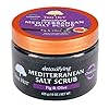 Tree Hut Detoxifying Mediterranean Salt Scrub Fig & Olive, 15oz, Ultra Hydrating and Exfoliating Scrub for Nourishing Essential Body Care
