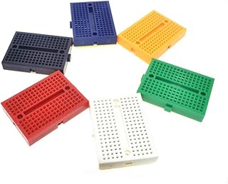 HiLetgo 6pcs SYB-170 Mini Breadboard Colorful Breadboard Small Plates