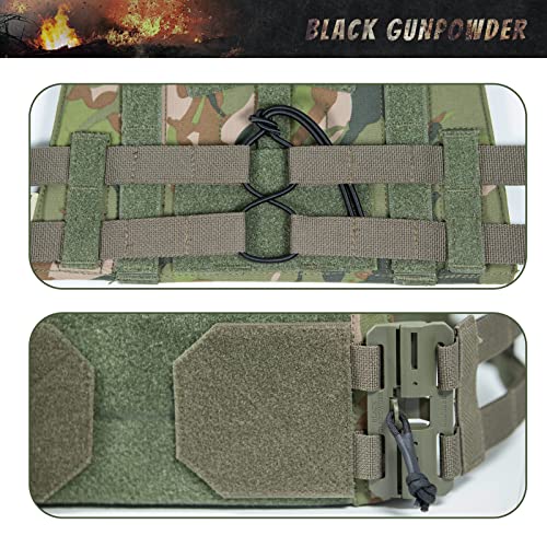 Image of Tactical Two-Band Quick Release Cummerbund Elastic String Magnetic Buckles Model BG-TC3-ES