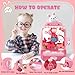 Claw Machine for Kids,Mini Vending Machines Candy Grabber Prize Dispenser Toys for Girls,Electronic Arcade Claw Game Machine for Party Birthday with Lights Sound (Light Bunny Claw)
