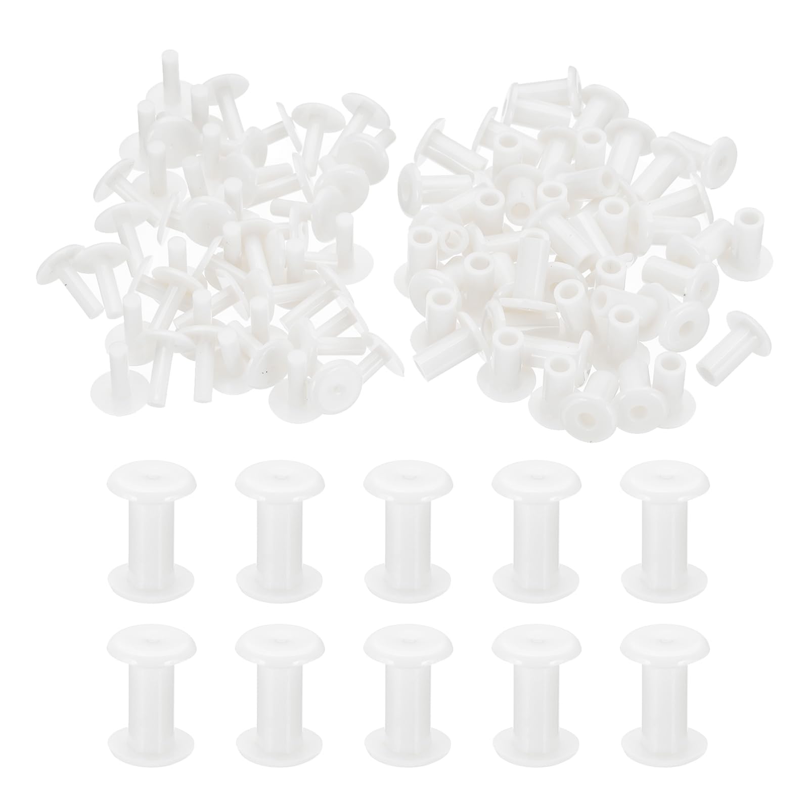 PATIKIL M5x10mm Plastic Binding Post