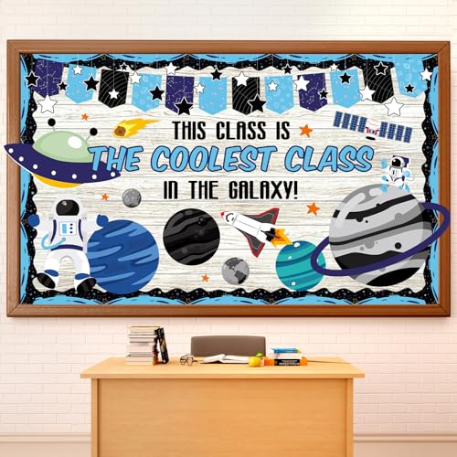 Outer Space Bulletin Board Set Galaxy Classroom...