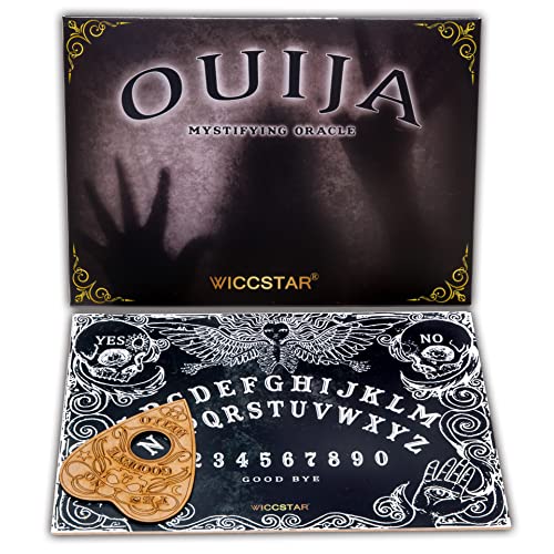 Noir Bois en Planche de Ouija Board avec sa Goutte avec Instructions détaillées