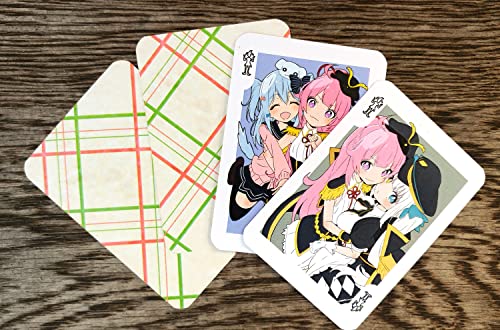 Flonzgift Anime Playing Cards (Poker Deck 54 Cards All Different) Donguri Suzume Cute Neko Japan Manga Anime #TOP3