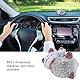 Miosugo Glückskatze Auto Dekoration,Strass-Glückskatzen-Dekoration,Glückskatze mit Strasssteine,Abnehmbare Armaturenbrett Deko Katze,Armaturenbrett Ornament,Universelle Autoinnenraum Dekoration